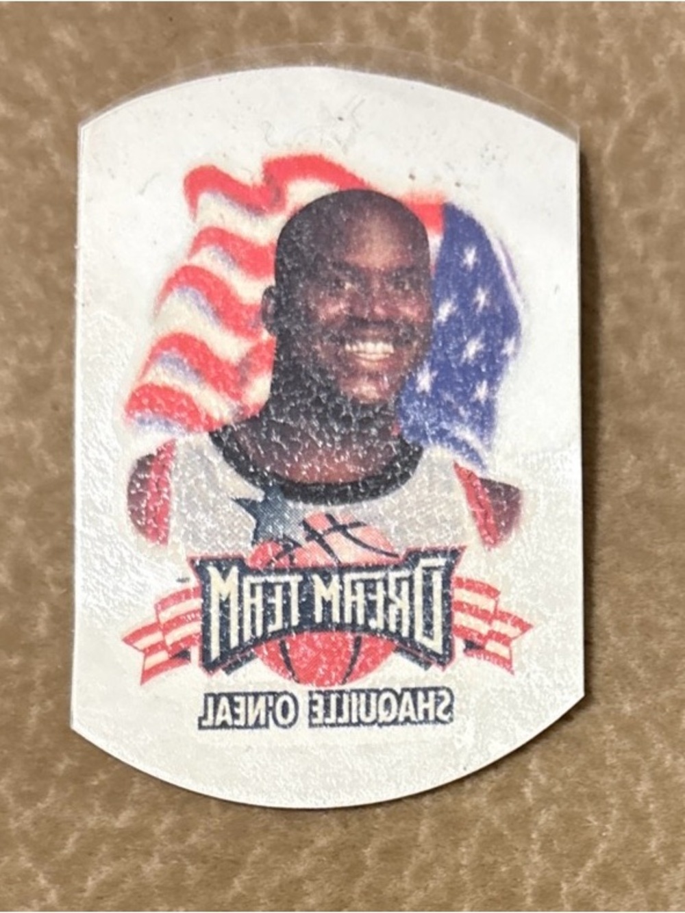 Rare Shaquille O'Neal 1996 USA
Olympic Dream Team Kraft Foods
Temporary Tattoo